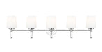 Vanity Z-Lite 7700-5V-CH Chrome Henri 5 Light Vanity Z-Lite