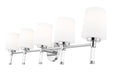 Vanity Z-Lite 7700-5V-CH Chrome Henri 5 Light Vanity Z-Lite