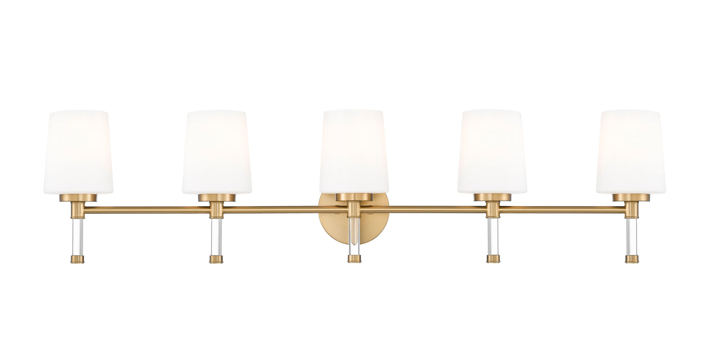 Vanity Z-Lite 7700-5V-MGLD Modern Gold Henri 5 Light Vanity Z-Lite