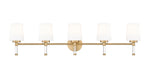 Vanity Z-Lite 7700-5V-MGLD Modern Gold Henri 5 Light Vanity Z-Lite