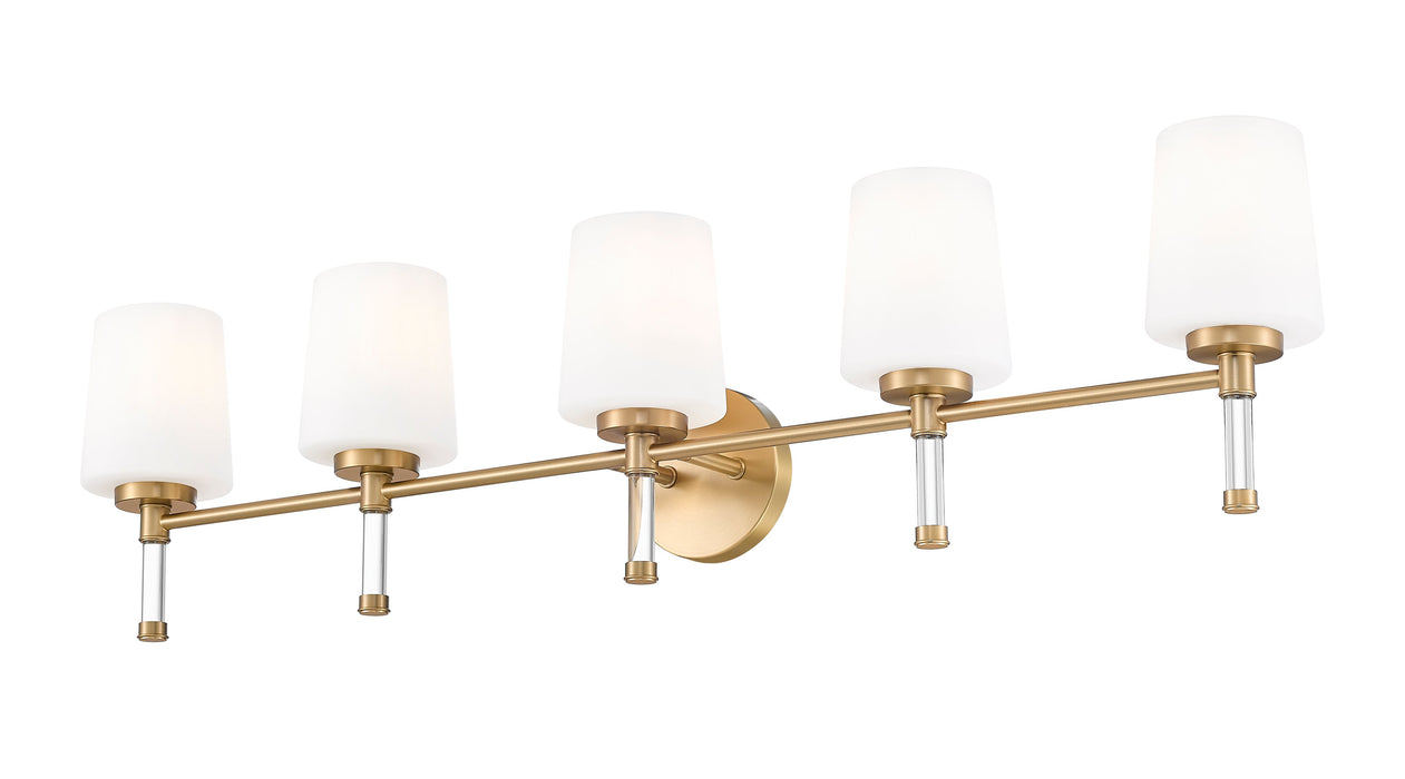Vanity Z-Lite 7700-5V-MGLD Modern Gold Henri 5 Light Vanity Z-Lite
