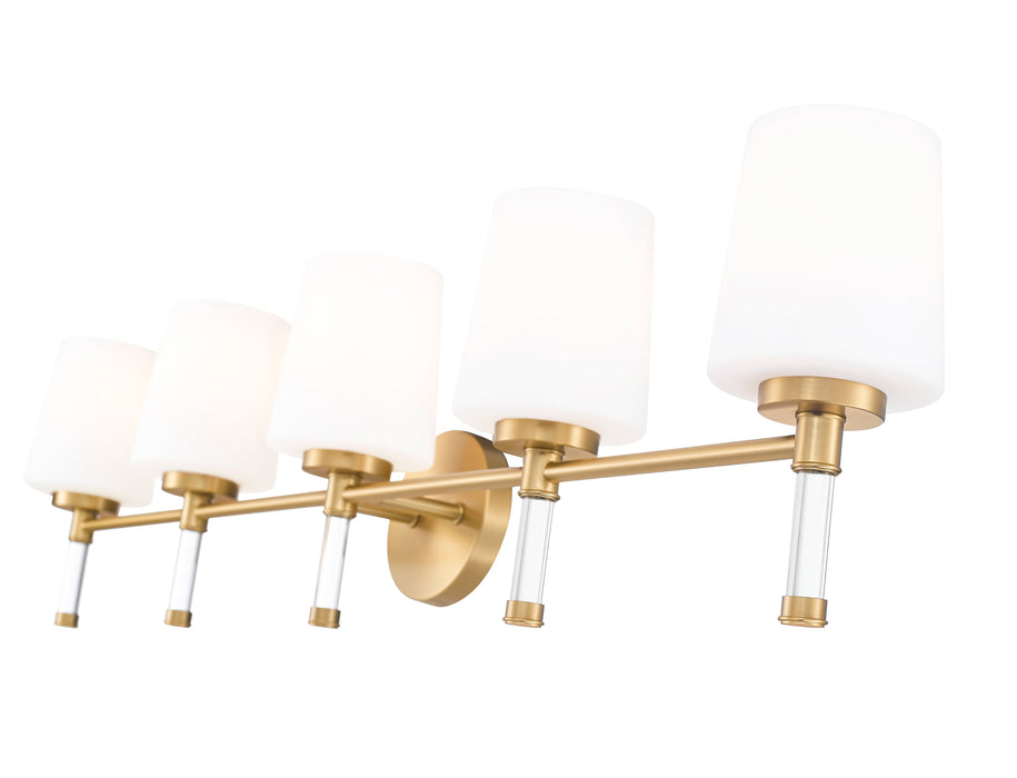 Vanity Z-Lite 7700-5V-MGLD Modern Gold Henri 5 Light Vanity Z-Lite