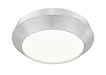 Flush Mount Z-Lite 7701F12-BN-LED Brushed Nickel Quasars 1 Light Flush Mount Z-Lite