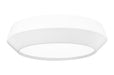 Flush Mount Z-Lite 7701F12-MW-LED Matte White Quasars 1 Light Flush Mount Z-Lite