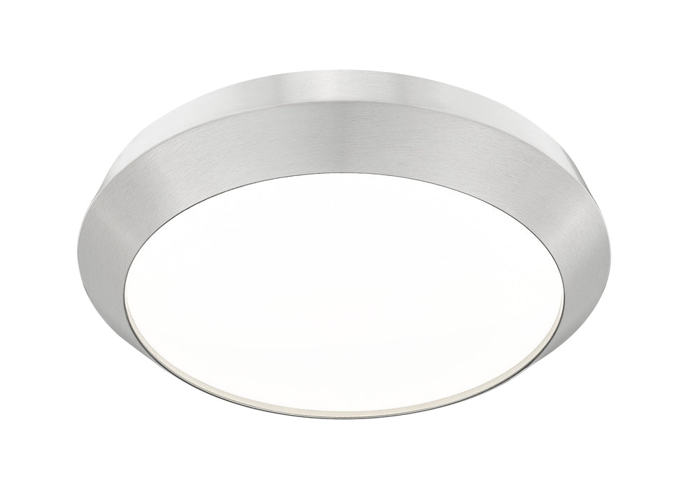 Flush Mount Z-Lite 7701F16-BN-LED Brushed Nickel Quasars 1 Light Flush Mount Z-Lite