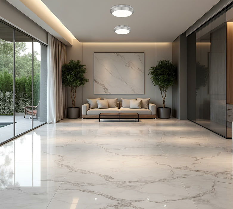 Flush Mount Z-Lite 7701F16-BN-LED Brushed Nickel Quasars 1 Light Flush Mount Z-Lite