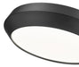 Flush Mount Z-Lite 7701F16-MB-LED Matte Black Quasars 1 Light Flush Mount Z-Lite