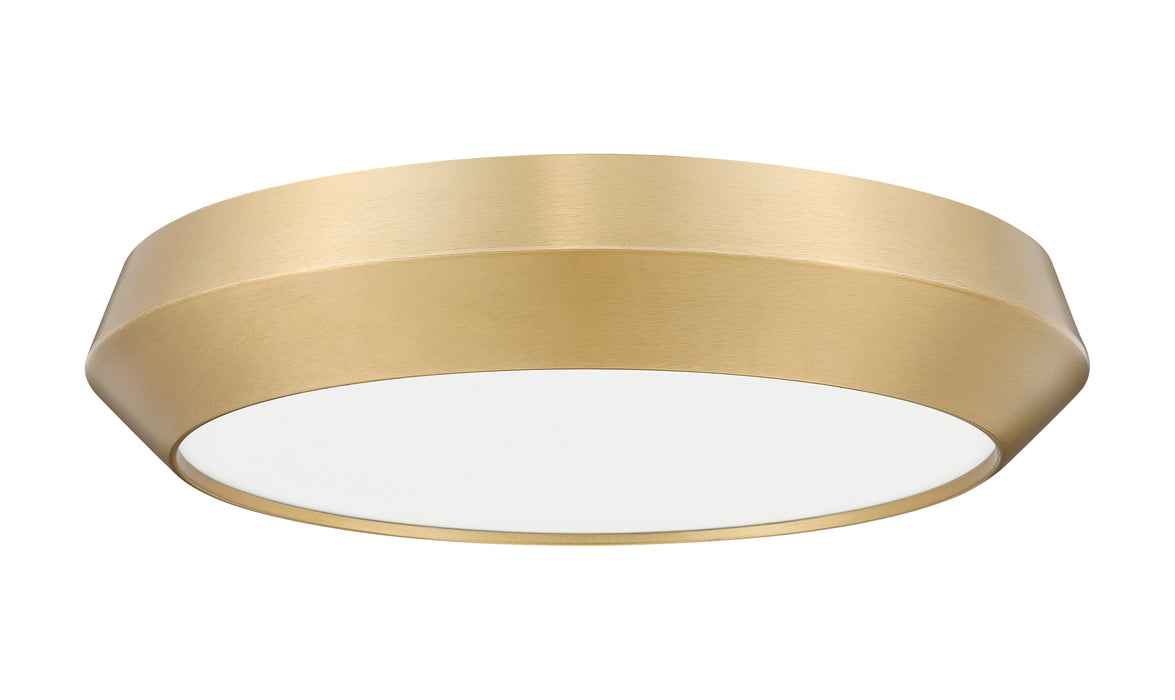 Flush Mount Z-Lite 7701F16-MGLD-LED Modern Gold Quasars 1 Light Flush Mount Z-Lite