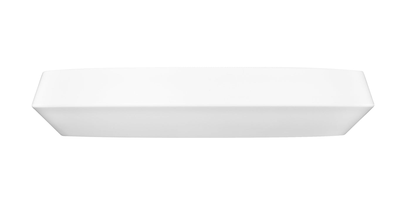 Flush Mount Z-Lite 7701F16-MW-LED Matte White Quasars 1 Light Flush Mount Z-Lite