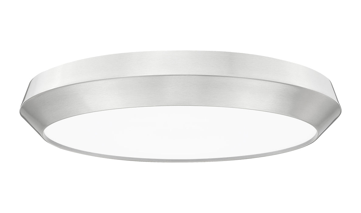 Flush Mount Z-Lite 7701F20-BN-LED Brushed Nickel Quasars 1 Light Flush Mount Z-Lite