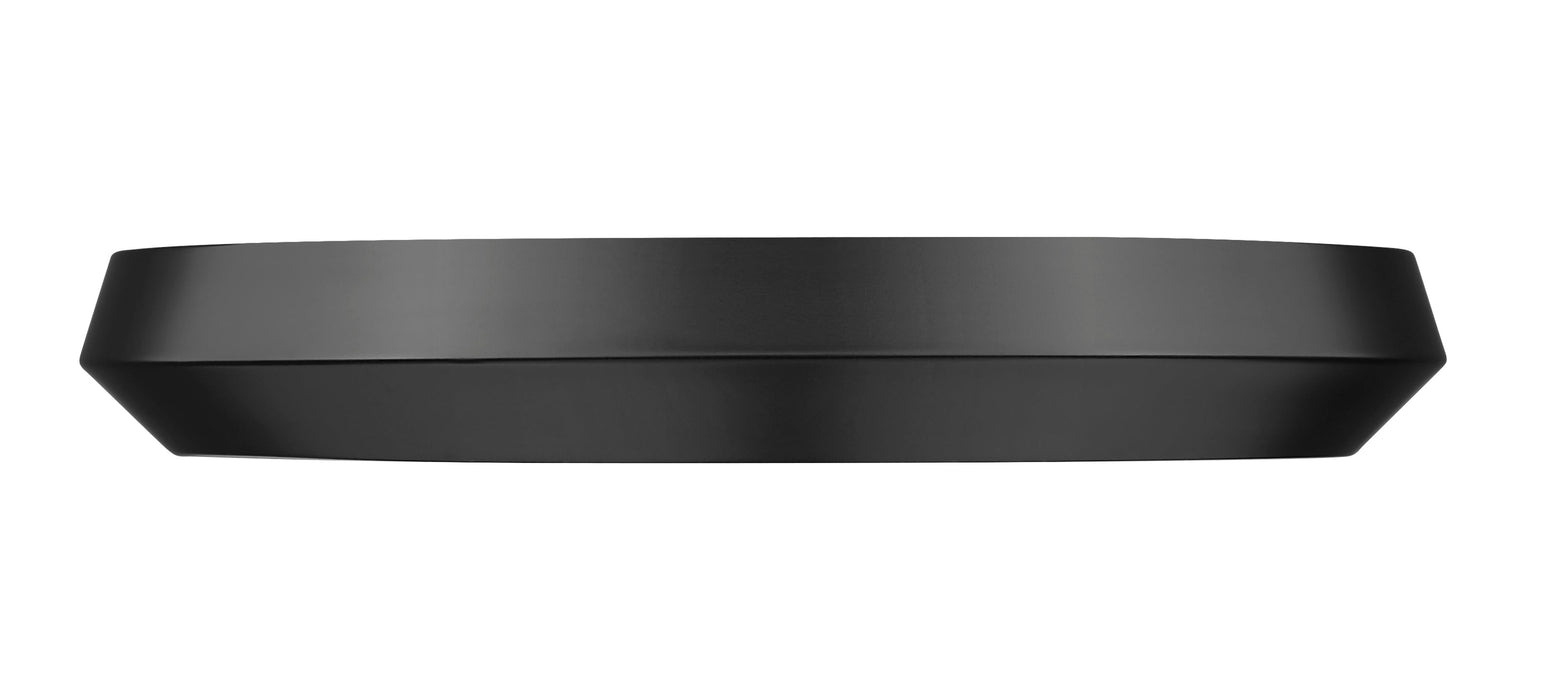 Flush Mount Z-Lite 7701F20-MB-LED Matte Black Quasars 1 Light Flush Mount Z-Lite