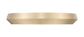 Flush Mount Z-Lite 7701F20-MGLD-LED Modern Gold Quasars 1 Light Flush Mount Z-Lite