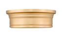 Flush Mount Z-Lite 7702F12-MGLD-LED Modern Gold Bentley 1 Light Flush Mount Z-Lite
