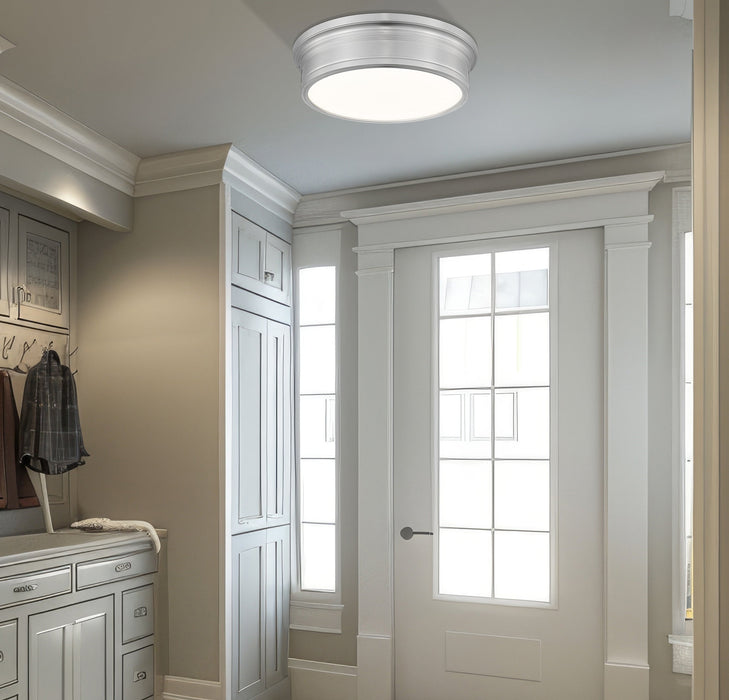 Flush Mount Z-Lite 7702F16-BN-LED Brushed Nickel Bentley 1 Light Flush Mount Z-Lite