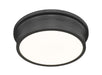 Flush Mount Z-Lite 7702F16-MB-LED Matte Black Bentley 1 Light Flush Mount Z-Lite
