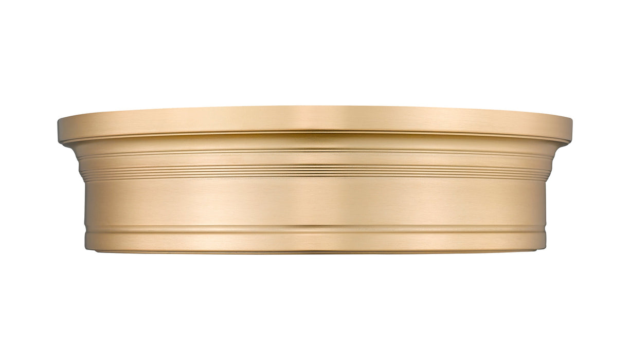 Flush Mount Z-Lite 7702F16-MGLD-LED Modern Gold Bentley 1 Light Flush Mount Z-Lite