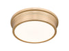 Flush Mount Z-Lite 7702F16-MGLD-LED Modern Gold Bentley 1 Light Flush Mount Z-Lite