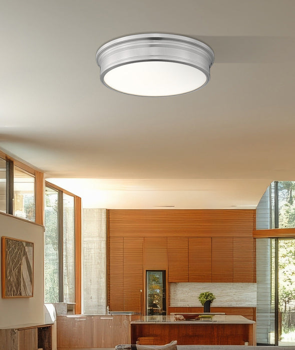 Flush Mount Z-Lite 7702F20-BN-LED Brushed Nickel Bentley 1 Light Flush Mount Z-Lite