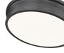 Flush Mount Z-Lite 7702F20-MB-LED Matte Black Bentley 1 Light Flush Mount Z-Lite