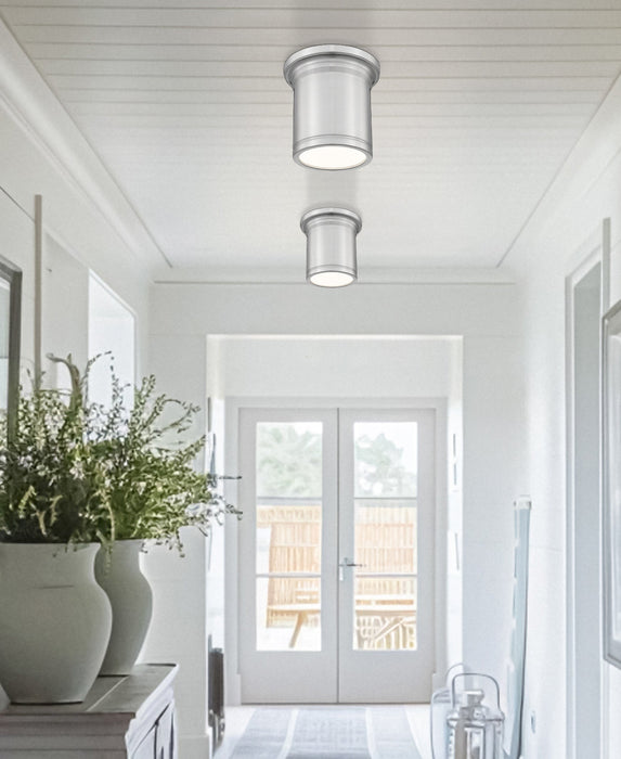 Flush Mount Z-Lite 7702F8-BN-LED Brushed Nickel Bentley 1 Light Flush Mount Z-Lite