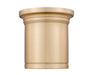Flush Mount Z-Lite 7702F8-MGLD-LED Modern Gold Bentley 1 Light Flush Mount Z-Lite