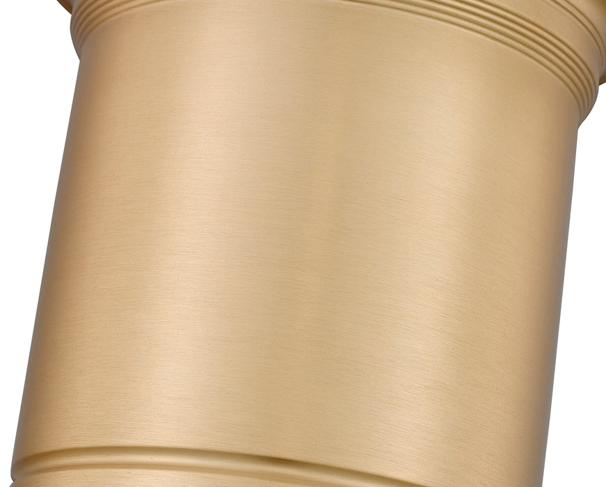 Flush Mount Z-Lite 7702F8-MGLD-LED Modern Gold Bentley 1 Light Flush Mount Z-Lite