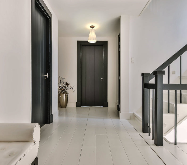 Convertible Pendant Thesis 207792A Bryony 12 inch 1 light Forged Bronze Convertible Pendant with White Synthetic Silk Shade THESIS