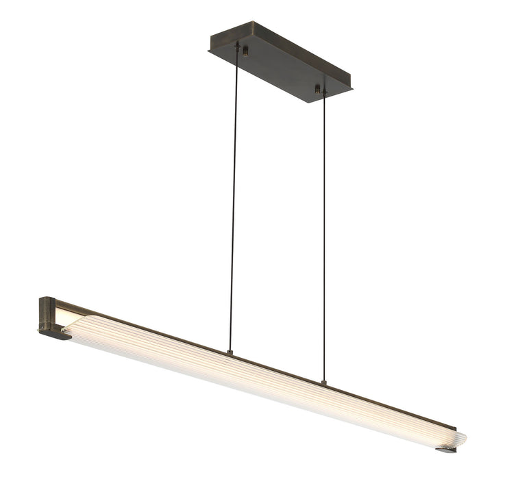 Eurofase 50059-027 Neoness 50" Weathered Brass LED Chandelier