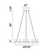 Eurofase 33724-010 Netto 25" Chrome LED Pendant Light
