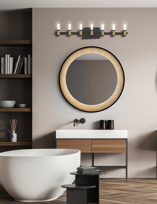 Eurofase 45238-021 Albany 32" Silver-Black Mix LED Vanity Light