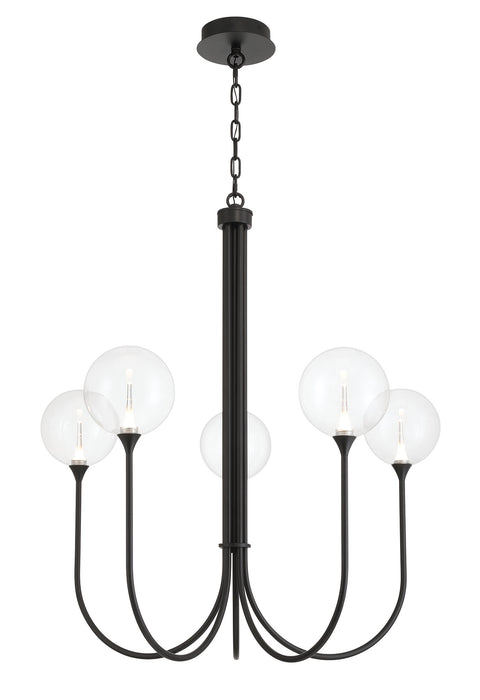 Eurofase 48923-019 Iissa 34" Matte Black LED Chandelier