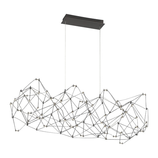 Eurofase 38037-026 Leonardelli 49" Chrome Black LED Chandelier