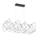Eurofase 38037-026 Leonardelli 49" Chrome Black LED Chandelier
