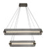 Eurofase 50055-012 Neoness 34" Weathered Brass LED Chandelier