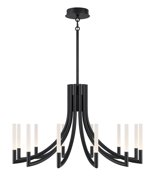 Eurofase 49011-036 Olette 36" Matte Black LED Chandelier