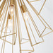 Eurofase 43863-027 Dendelio 30" Matte Gold Chandelier