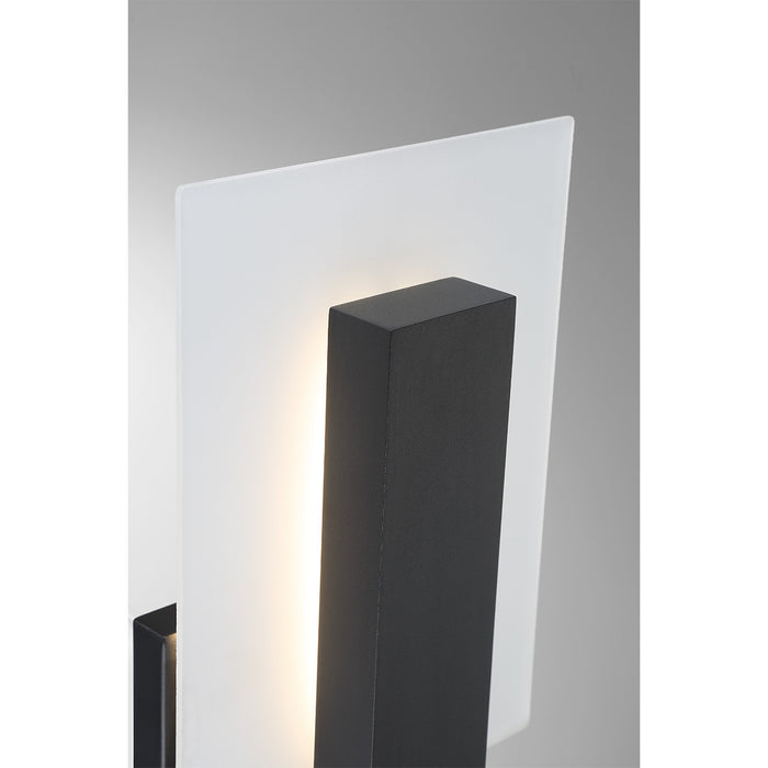 Eurofase 45720-017 Carta 12" Matte Black LED Outdoor Wall Light