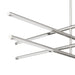 Chandelier Thesis 207285A Overture 36 inch 8 light Polished Nickel 5CCT LED Chandelier THESIS