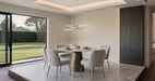 Chandelier Thesis 207285A Overture 36 inch 8 light Polished Nickel 5CCT LED Chandelier THESIS