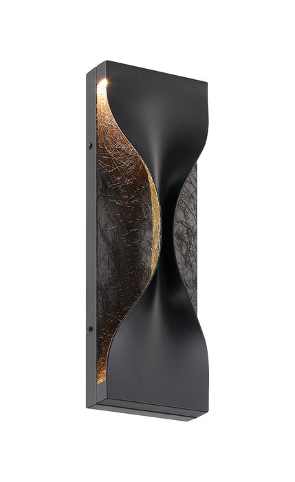 Eurofase 48972-017 Shayla 18" Sysal Gold Black Mix LED Outdoor Wall Light