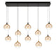 Eurofase 48934-039 Iissa 47" Gold-Black Mix LED Chandelier