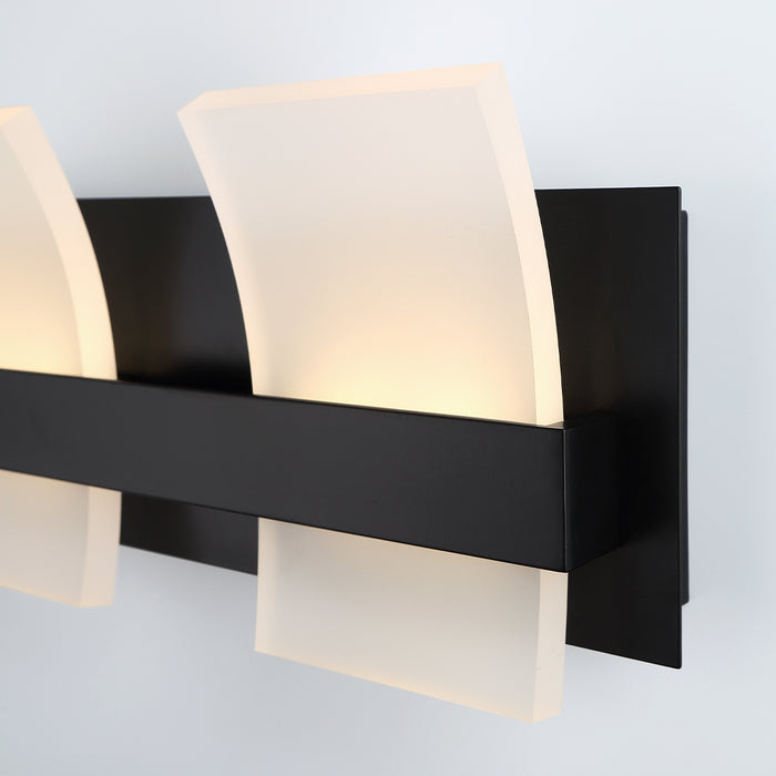 Eurofase 35655-028 Cambridge 21" Matte Black LED Vanity Light