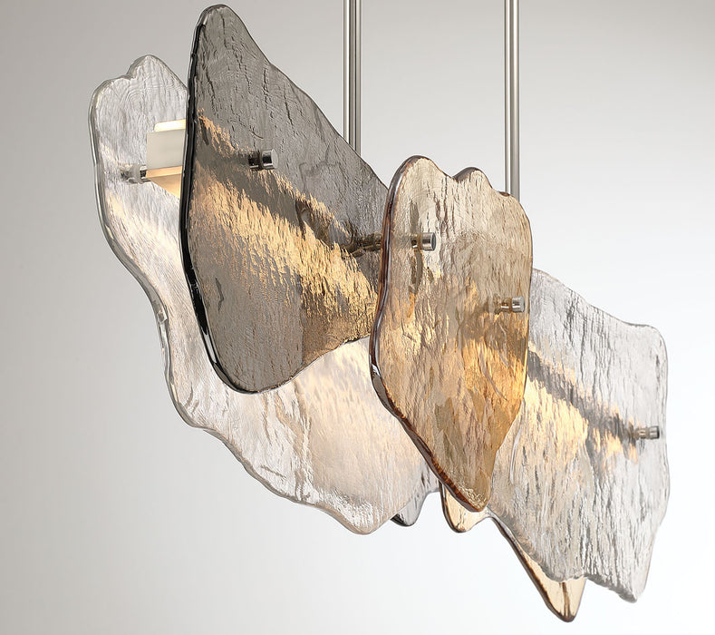 Eurofase 50461-011 Grotto 58" Polished Nickel LED Chandelier