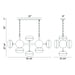 Eurofase 37089-016 Nottingham 54" Antique Brass Chandelier