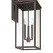 Exterior Wall Sconce Thesis 207751A Hillside 25 inch 3 light Dark Bronze Exterior Wall Sconce with Clear Glass THESIS