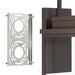 Exterior Wall Sconce Thesis 207751A Hillside 25 inch 3 light Dark Bronze Exterior Wall Sconce with Clear Glass THESIS