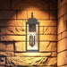 Exterior Wall Sconce Thesis 207751A Hillside 25 inch 3 light Dark Bronze Exterior Wall Sconce with Clear Glass THESIS