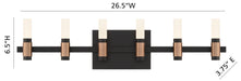 Eurofase 45237-010 Albany 27" Brass-Black Mix LED Vanity Light