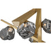 Eurofase 47235-014 Thorah 47" Matte Gold LED Chandelier