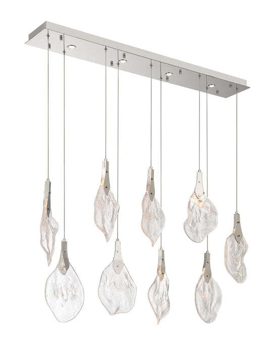 Eurofase 50103-010 Jateo 51" Polished Nickel LED Chandelier